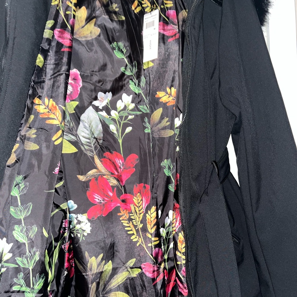 NWT, Rebecca Minkoff Black Coat, Size Medium - Picture 2 of 8